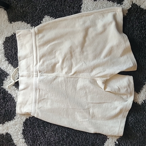 Tommy Bahama sz small 4/6 cream pull on drawstring velour lounge shorts WS18 - Picture 4 of 4